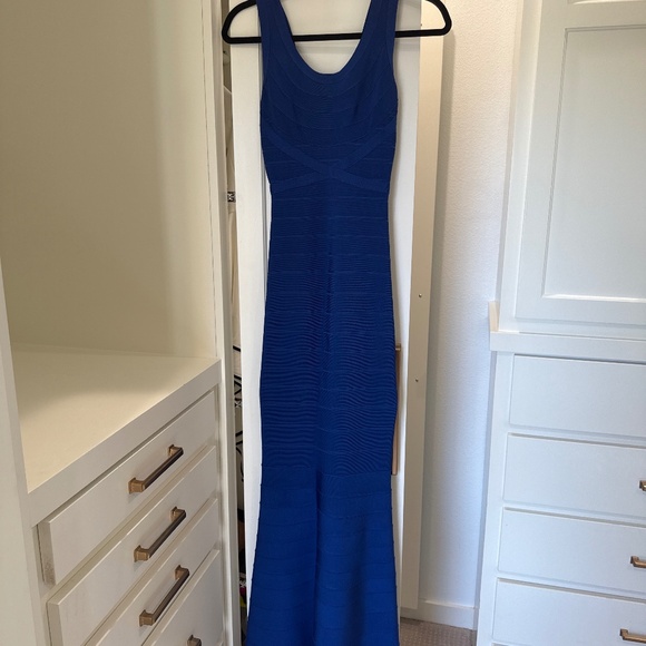Herve Leger full length gown - Picture 1 of 4